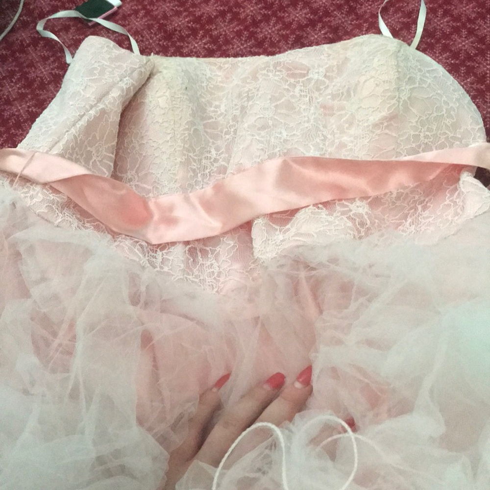 Pink Christmas dance dress